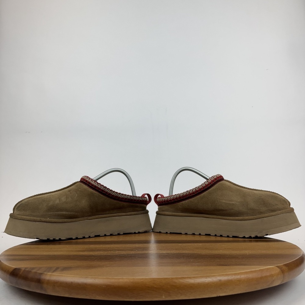 Womens‎ Ugg Tazz II Chestnut Suede Sheepskin Lining Platform Slippers Size 9 M - Picture 5 of 8
